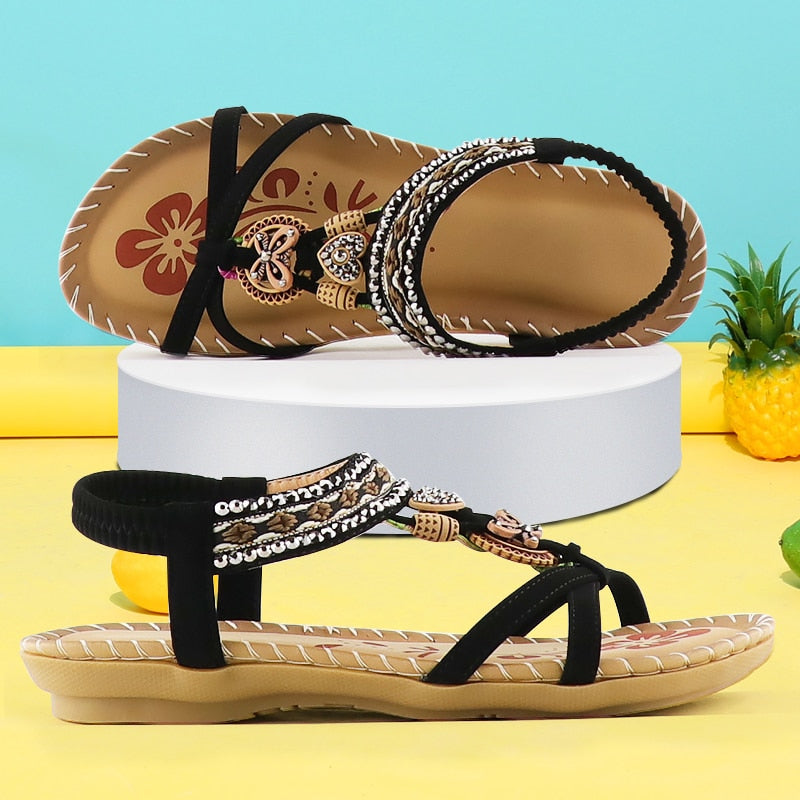 Retro Flower Women's Sandals
