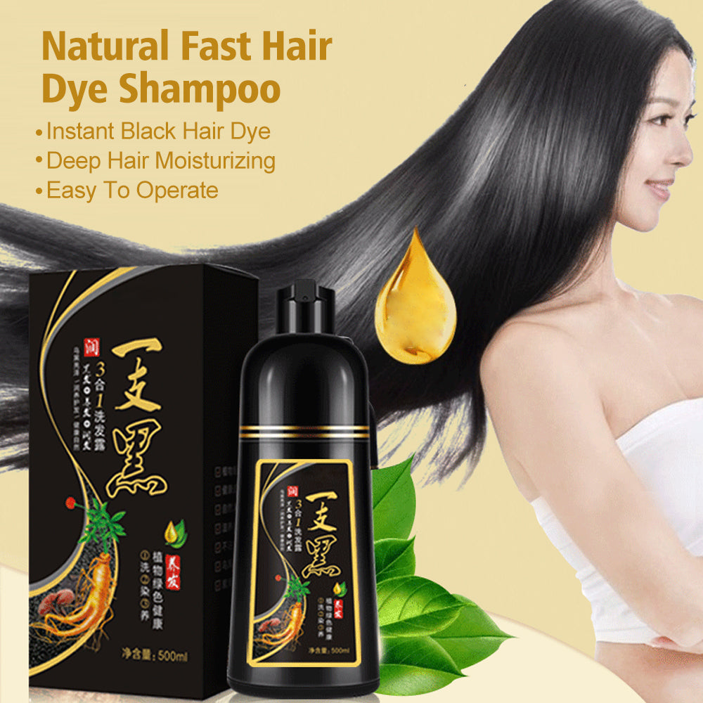 Natural Herbal Extract  Hair Dye Shampoo