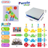 Drilling Screw 3D Creative Mosaic Puzzle Toy