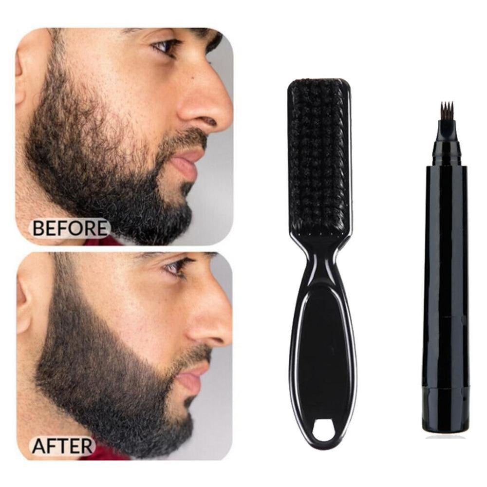 Beard Filler Shaping Pen And Brush Beard Enhancer