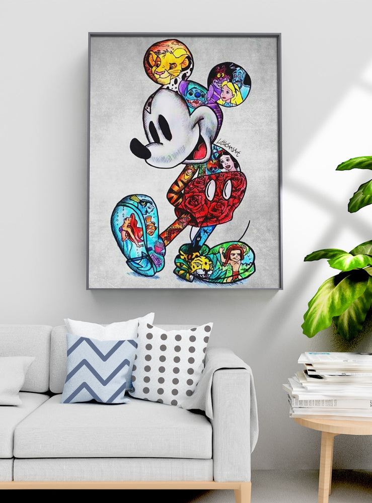 Colorful Mickey - Diamond Painting Kit