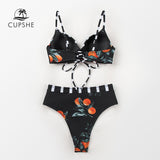 Underwire Push Up High Waist Bikini Set Swimsuit