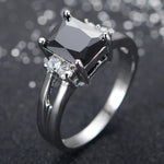 Square Stone Women Engagement Ring