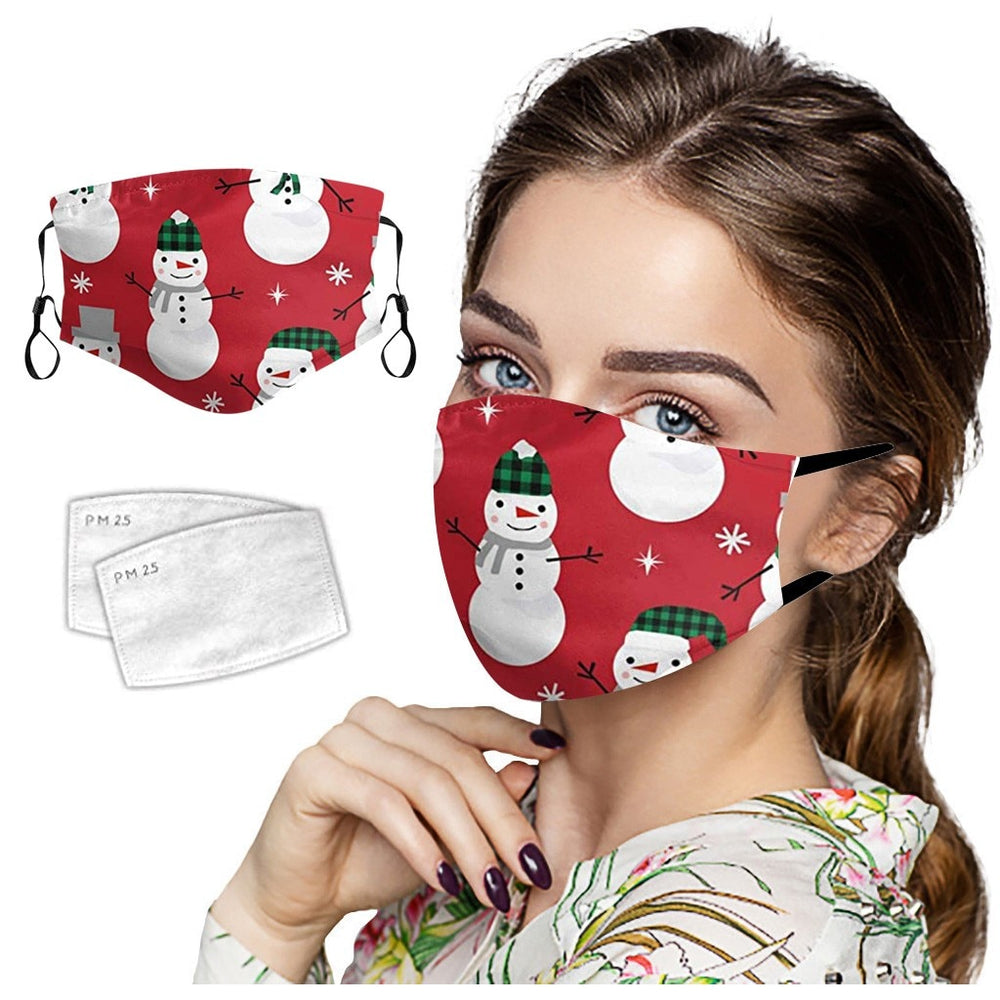 Christmas Face Mask With 2 Free Carbon Filters