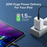 PD Charger 20W USB Type C Fast Charging Mobile Phone Adapter For iPhone 12 11 Pro Max 8 7 iPad Huawei Xiaomi Redmi Samsung