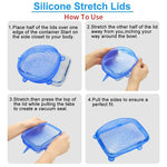 Silicone Stretch Lids (6 Pack)