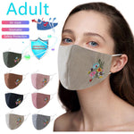 Embroidery Mouth Mask