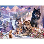 Wolf Family - Diamond Painting Kit