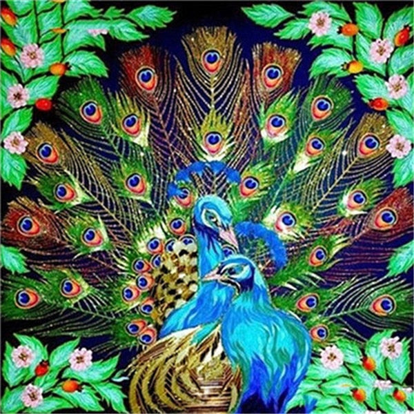 Spectacular Peacock - Diamond Painting Kit