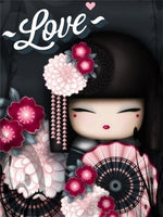 Love Kimono Girl - Diamond Painting Kit