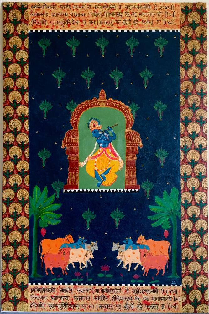 Krishna Melody - Pichwai Handpainting