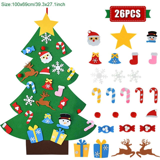 Kids DIY Felt Christmas Tree – Stiylo