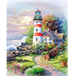 Lighthouse View - Diamond Painting Kit