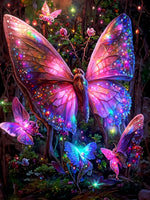 Splendors Of Butterfly - Diamond Painting Kit