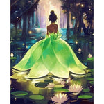 Lotus Leaf Girl  - Diamond Painting Kit