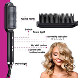 Hair Straightening Comb Brush