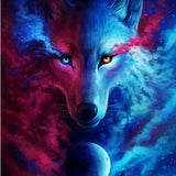 Wolf Space - Diamond Painting Kit
