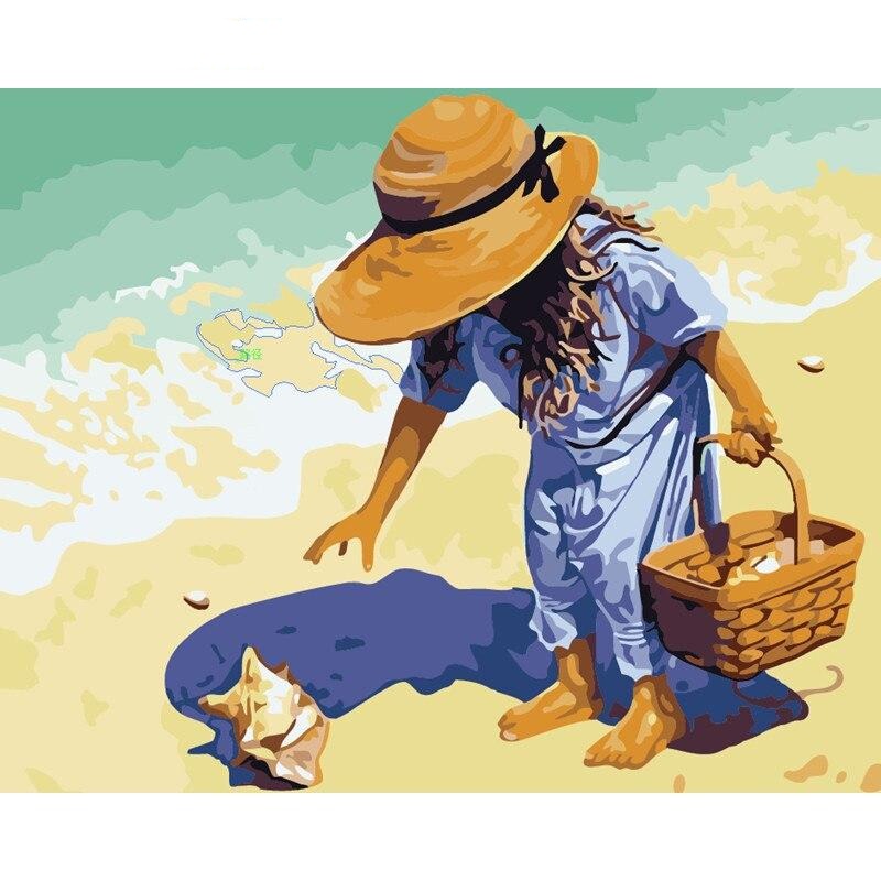 Beach Girl - Paint By Number Kit