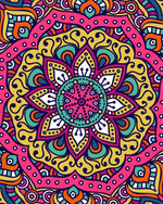 Embroidered Mandala Paint By Number Kit