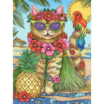 Beach Cat - Diamond Painting Kit