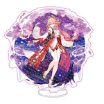 Anime Figure Acrylic Stand Desk Decor Plate