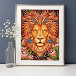 Lion Head- Diamond Painting Kit