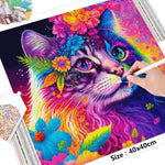 Cat  Natural Splendor - Diamond Painting Kit