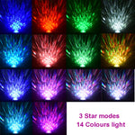 LED Starry Sky Star Galaxy Projector Night Light With Built-in Bluetooth-Speaker