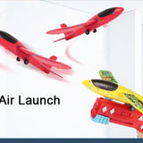 Catapult Shooting Fly Airplane Gun Toy