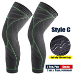 Sport Full Leg Compression Sleeves Knee Braces Support Protector for Weightlifting Arthritis Joint Pain Relief Muscle Tear