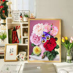 Pink In Flowers- Diamond Painting Kit