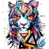 Abstract Tiger - Paint By Number Kit