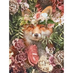 Fox Behind Greens - Paint By Number Kit