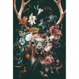 Flower Deer - Paint By Number Kit