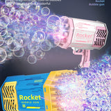 Bubble Gun  Rocket With Light Toy