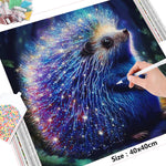 Sparkling Hedgehog - Diamond Painting Kit