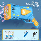 Bubble Gun  Rocket With Light Toy