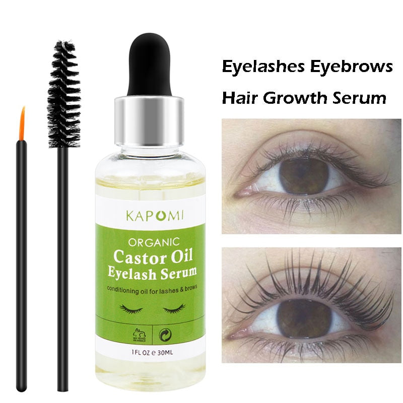 Organic Castor Oil Eyelash Growth Serum