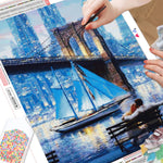 Mesmerizing Bridge View - Diamond Painting Kit