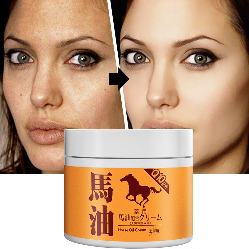 Horse oil Instant Wrinkle Remover Face Cream