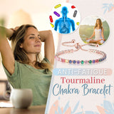 Anti-fatigue Tourmaline Chakra Bracelets