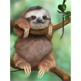 Hanging Sloth - Diamond Painting Kit