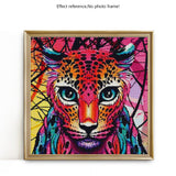 Colored Leopard - Diamond Painting Kit