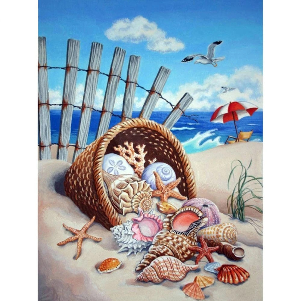 Beach Shells - Diamond Painting Kit