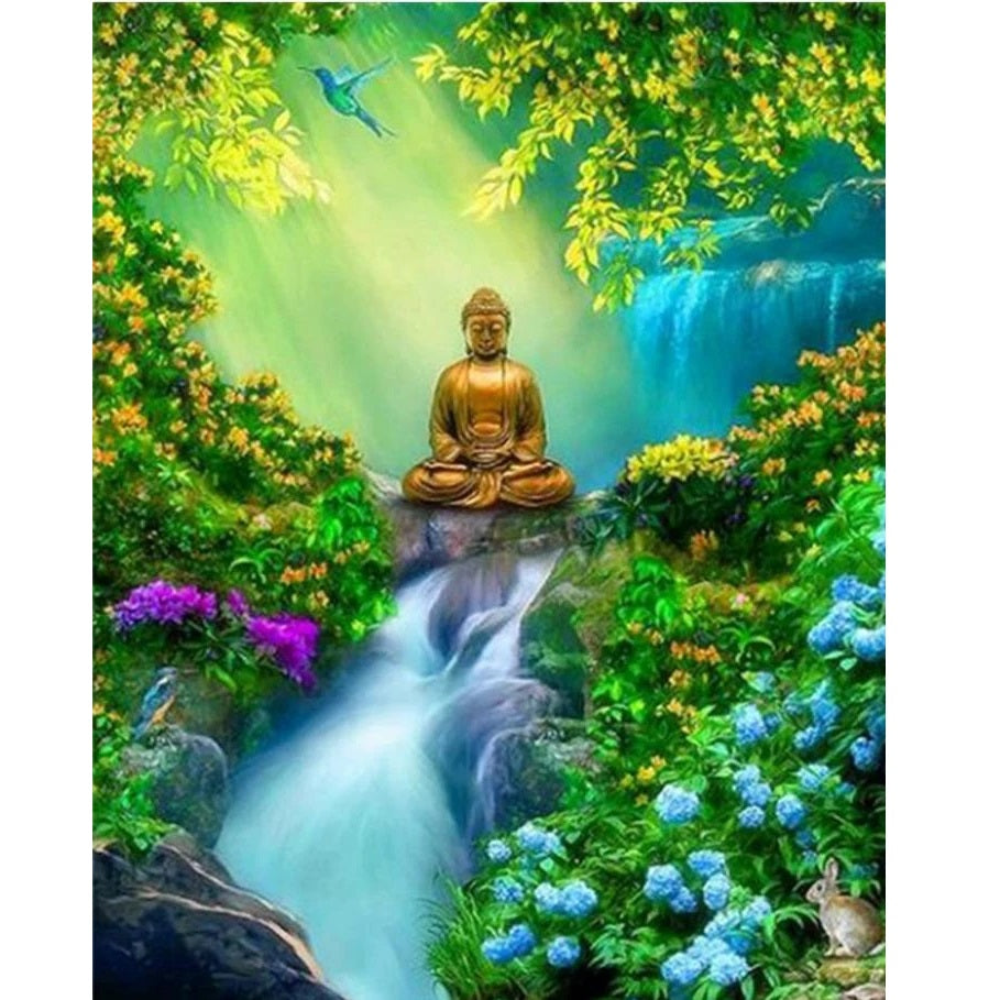 
                  
                    Buddha Waterfall Diamond Painting Kit
                  
                