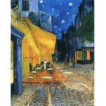 Cafe Terrace at Night - Diamond Painting Kit