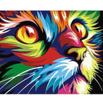 Cat Closeup Diamond Painting Kit, Animal Diamond Painting