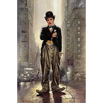 Charlie Chaplin - Diamond Painting Kit