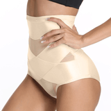 Seamless Cross Compression Abs Shaper Brief