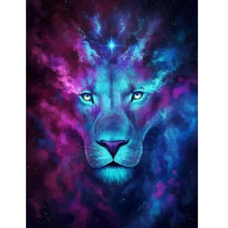 Fantasy Lion Diamond Painting Kit